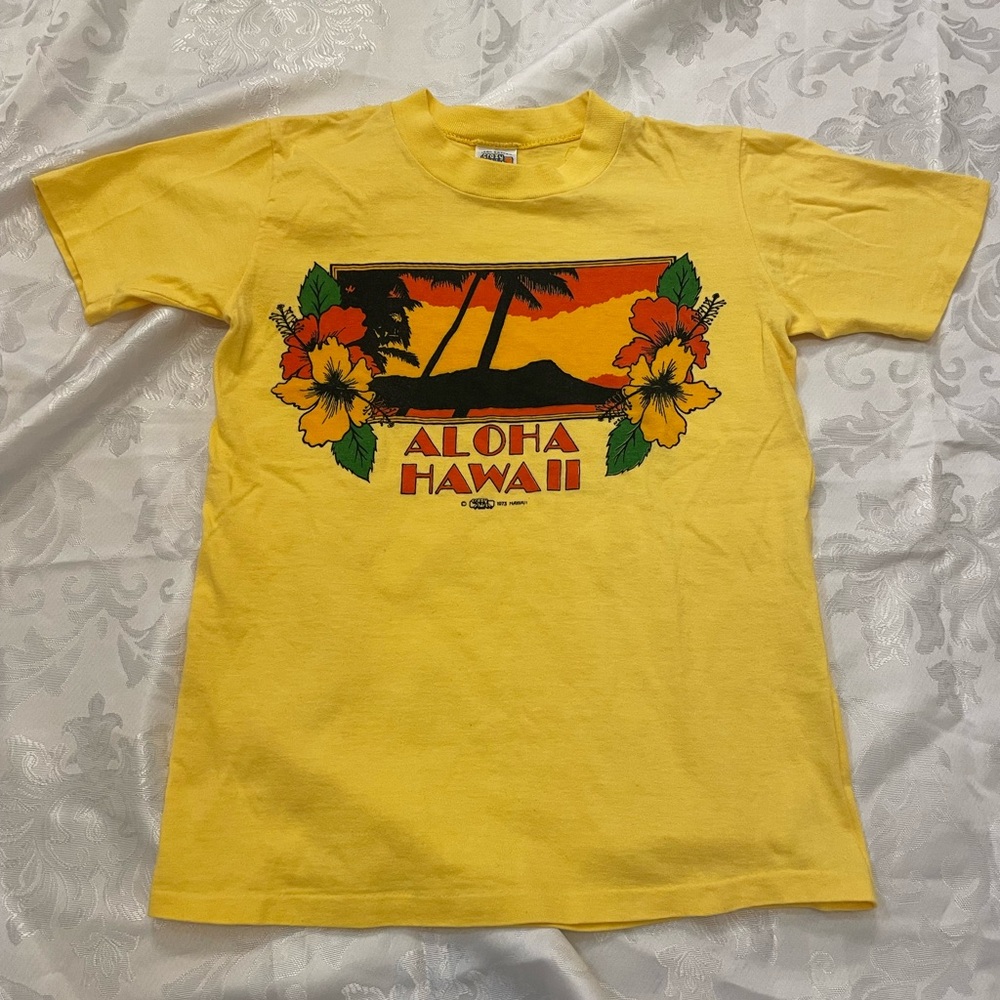 Vintage 1973 Aloha Hawaii t shirt
